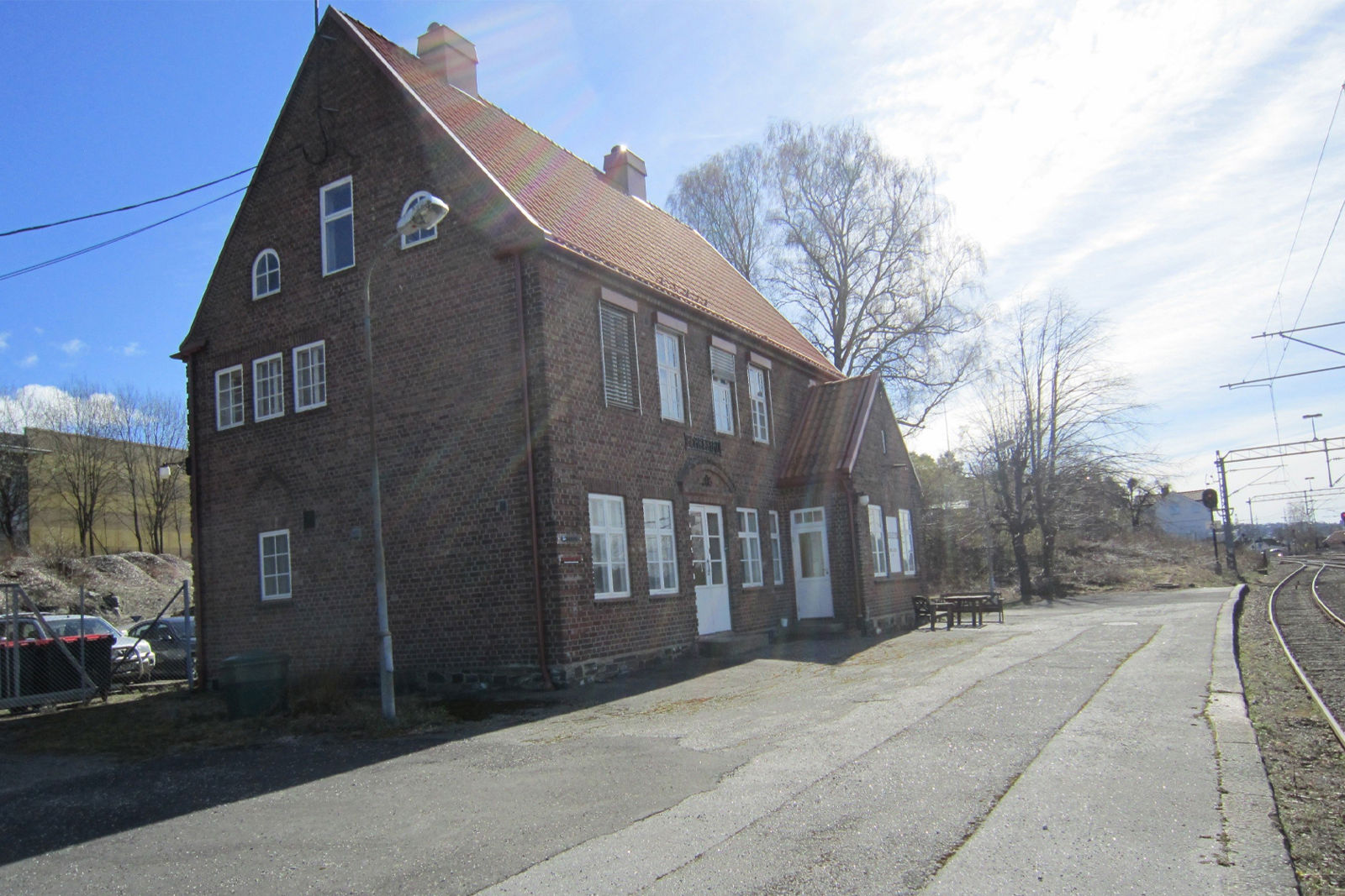 Stasjonsbygningen på Borgestad stasjon