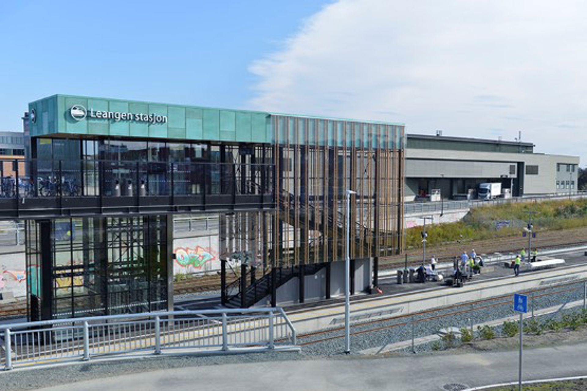 Eksteriørbilde av Leangen stasjon
