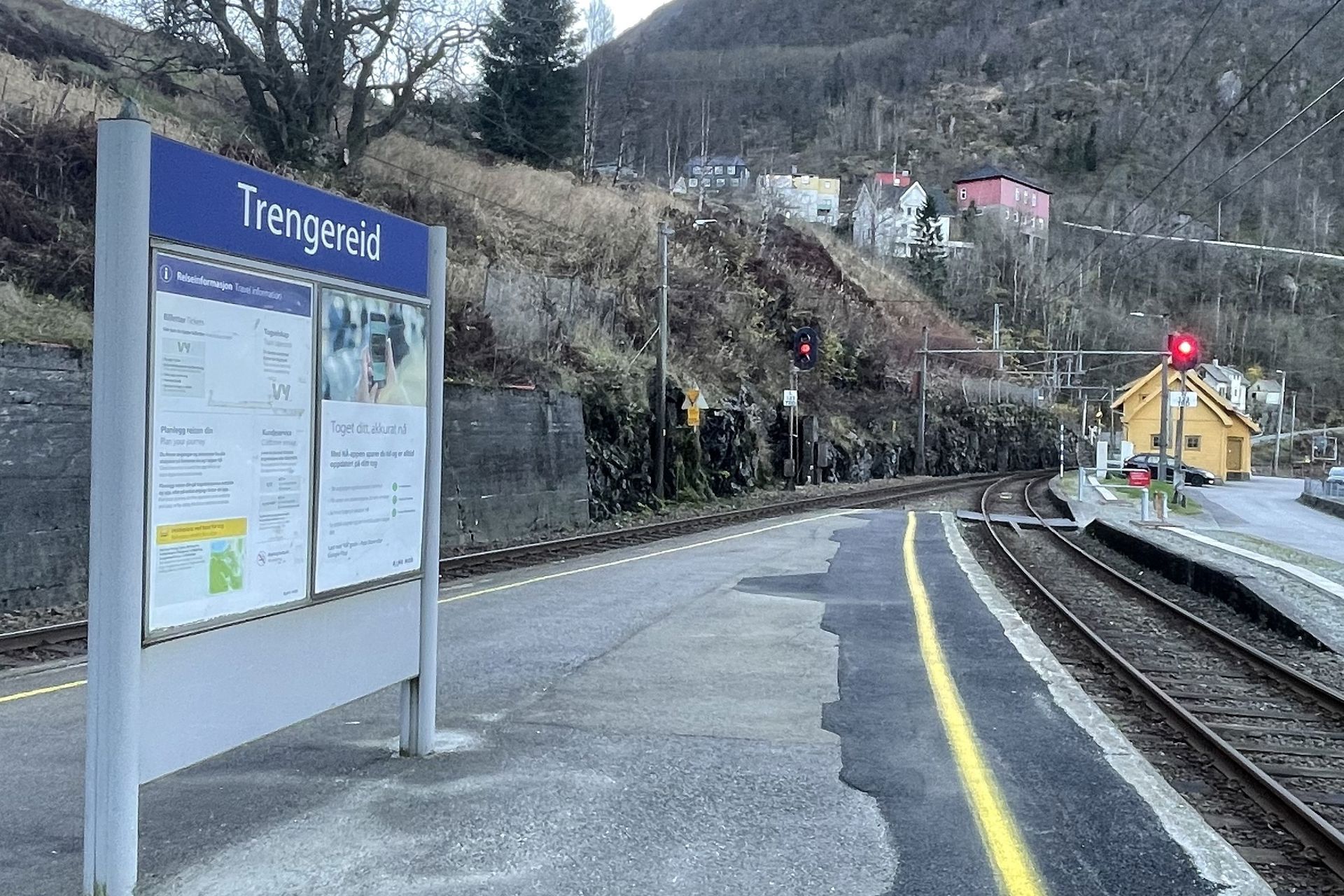 Eksteriørfoto av Trengerid stasjon