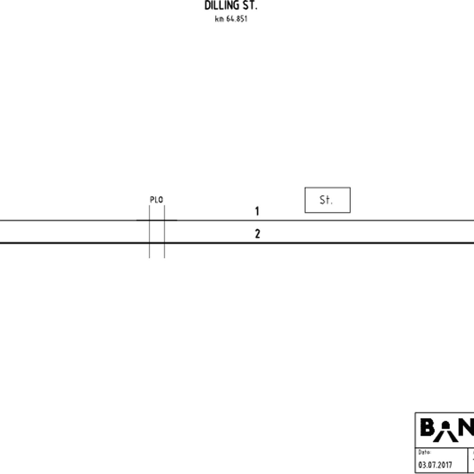 Track Plan Dilling station