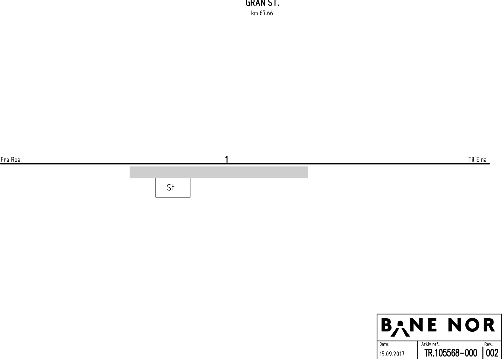 Track plan Gran station