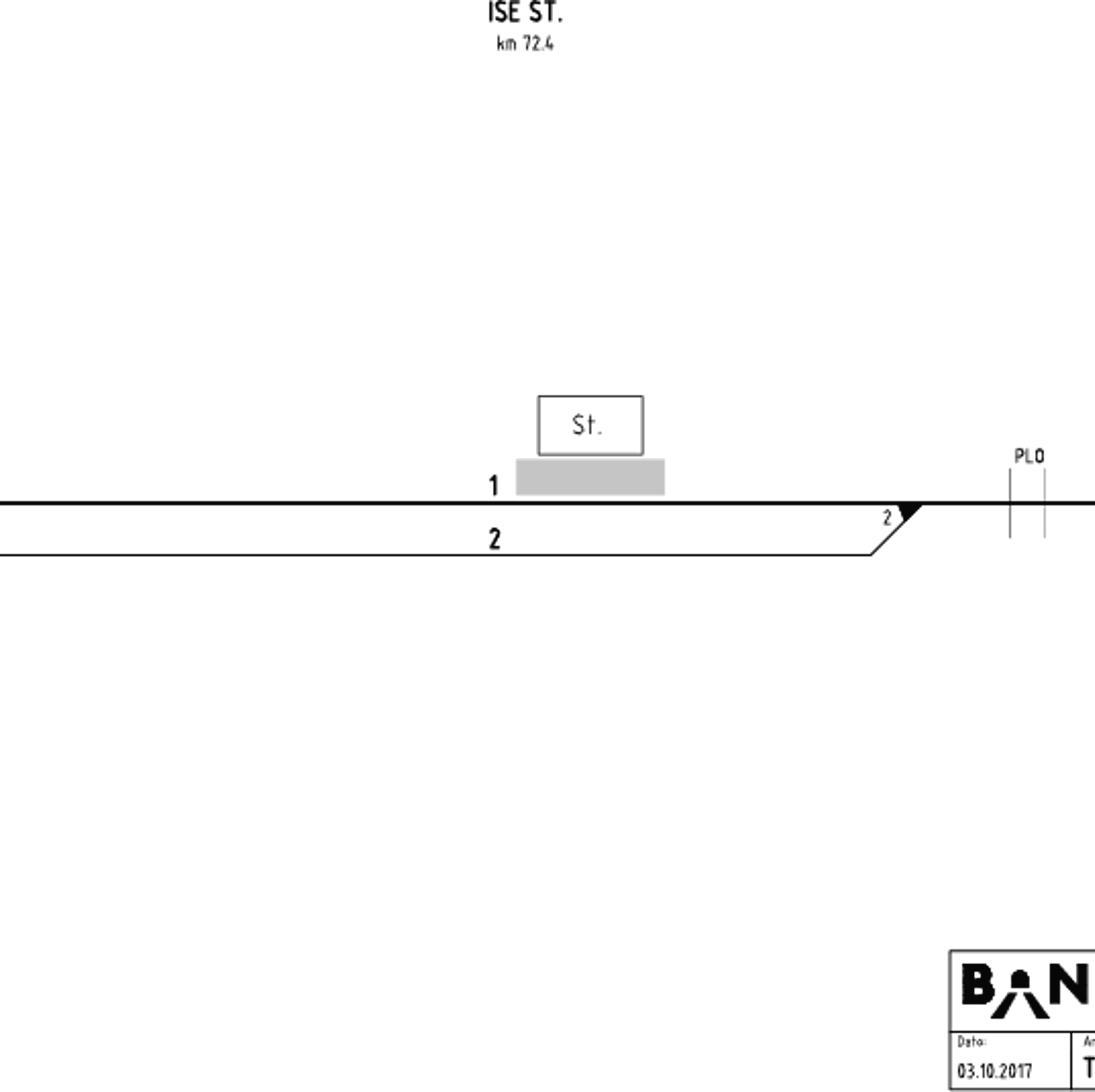 Track plan Ise station