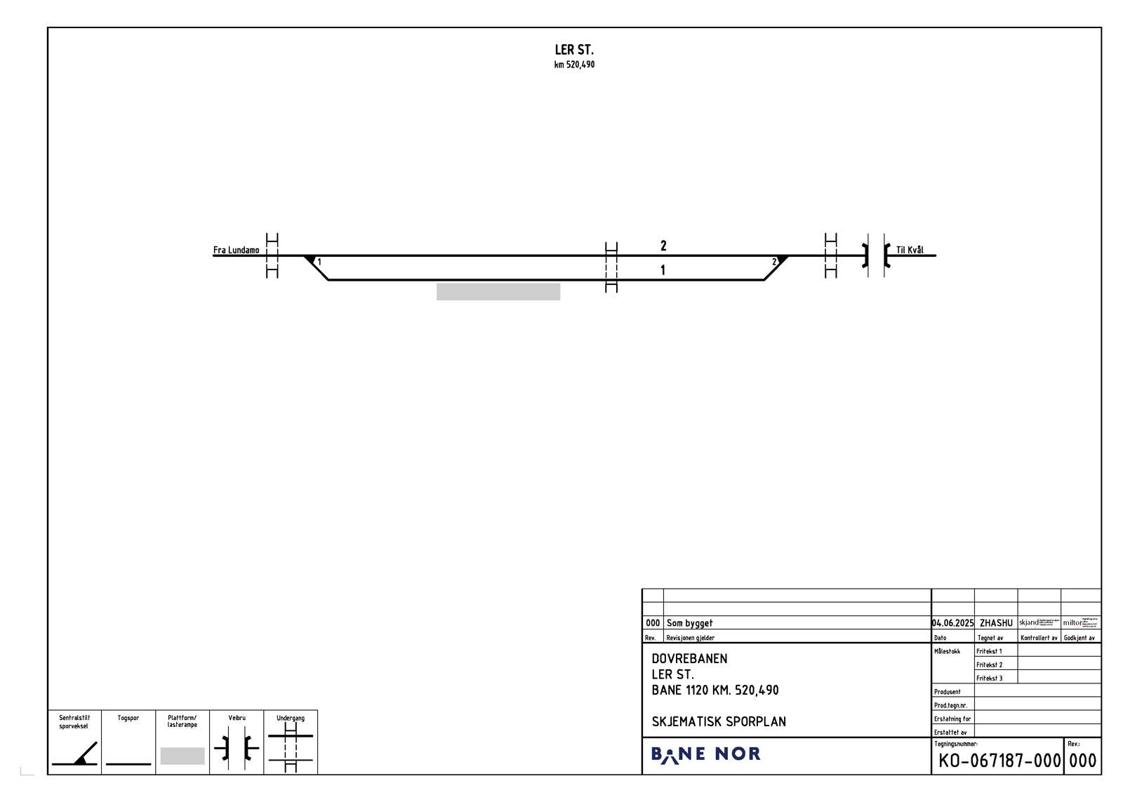 rack plan for Ler station.